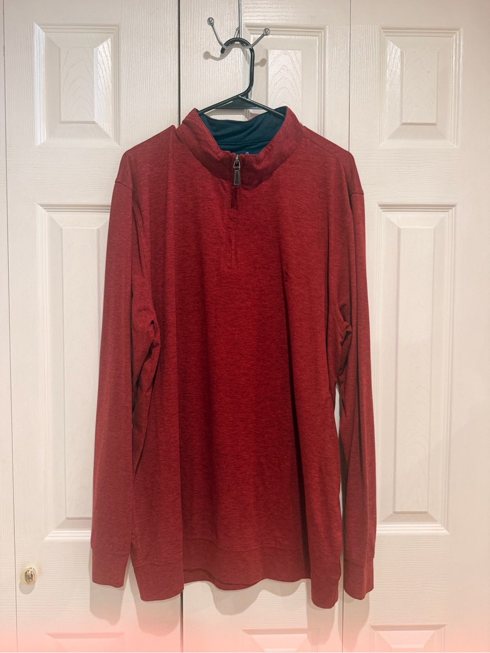 Tailorbyrd Men's Quarter-Zip Pullover - Deep Red
